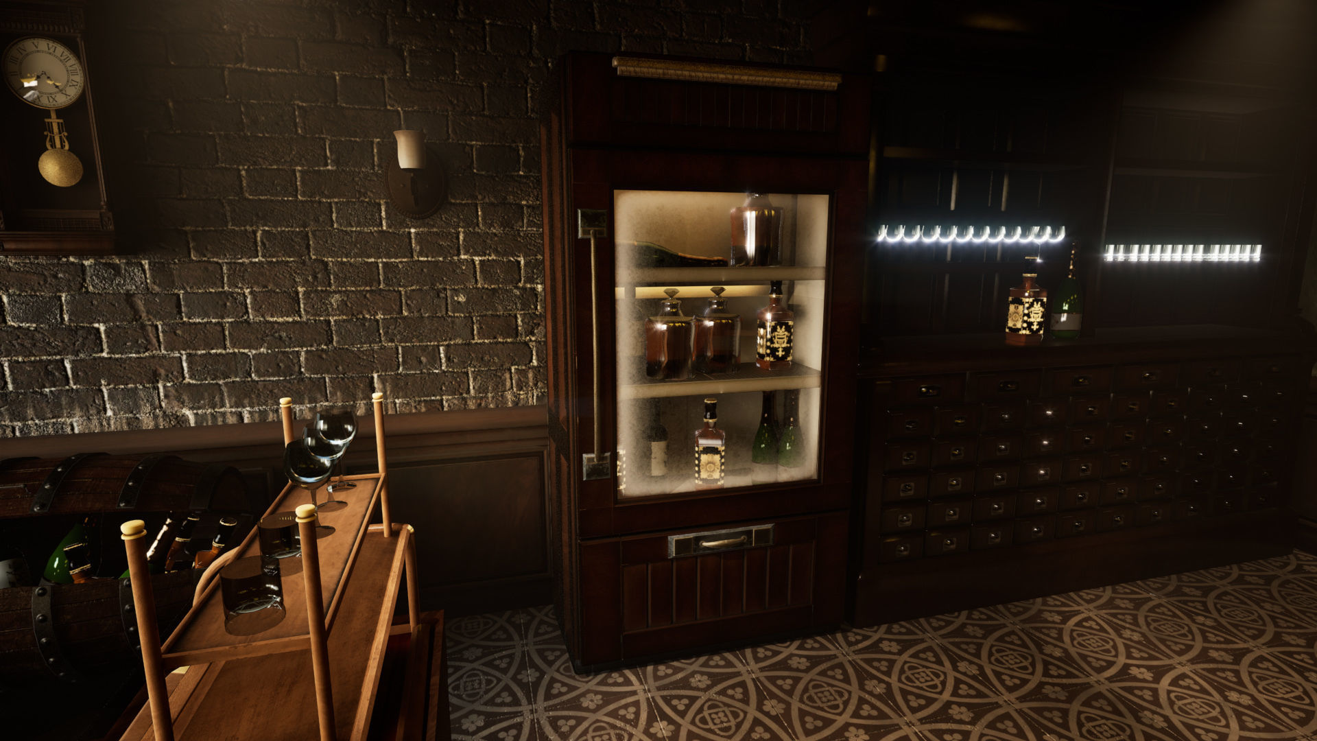Cigar Store Pub Environment - Asset Pack 3D Model Collection_18