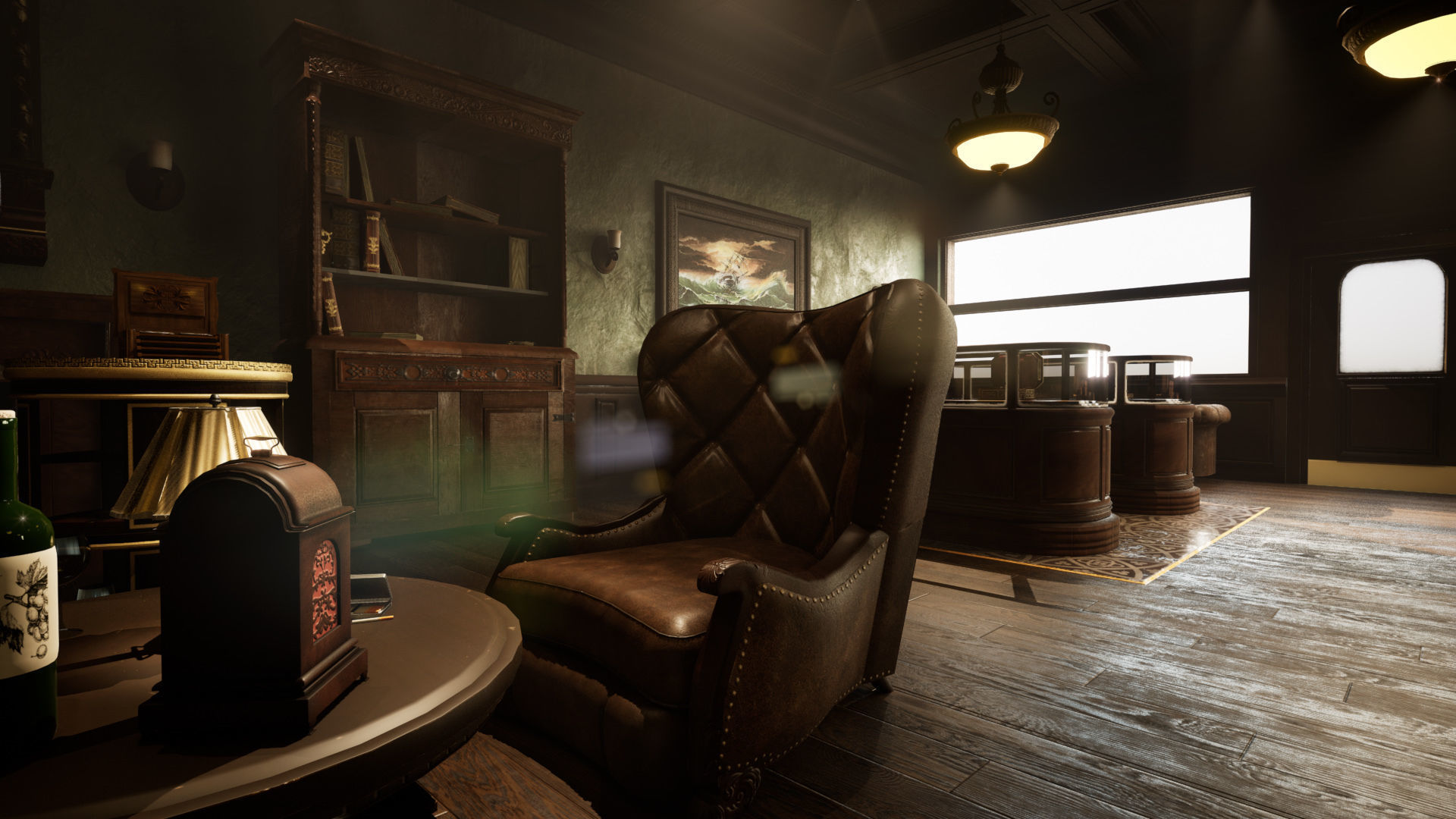 Cigar Store Pub Environment - Asset Pack 3D Model Collection_37