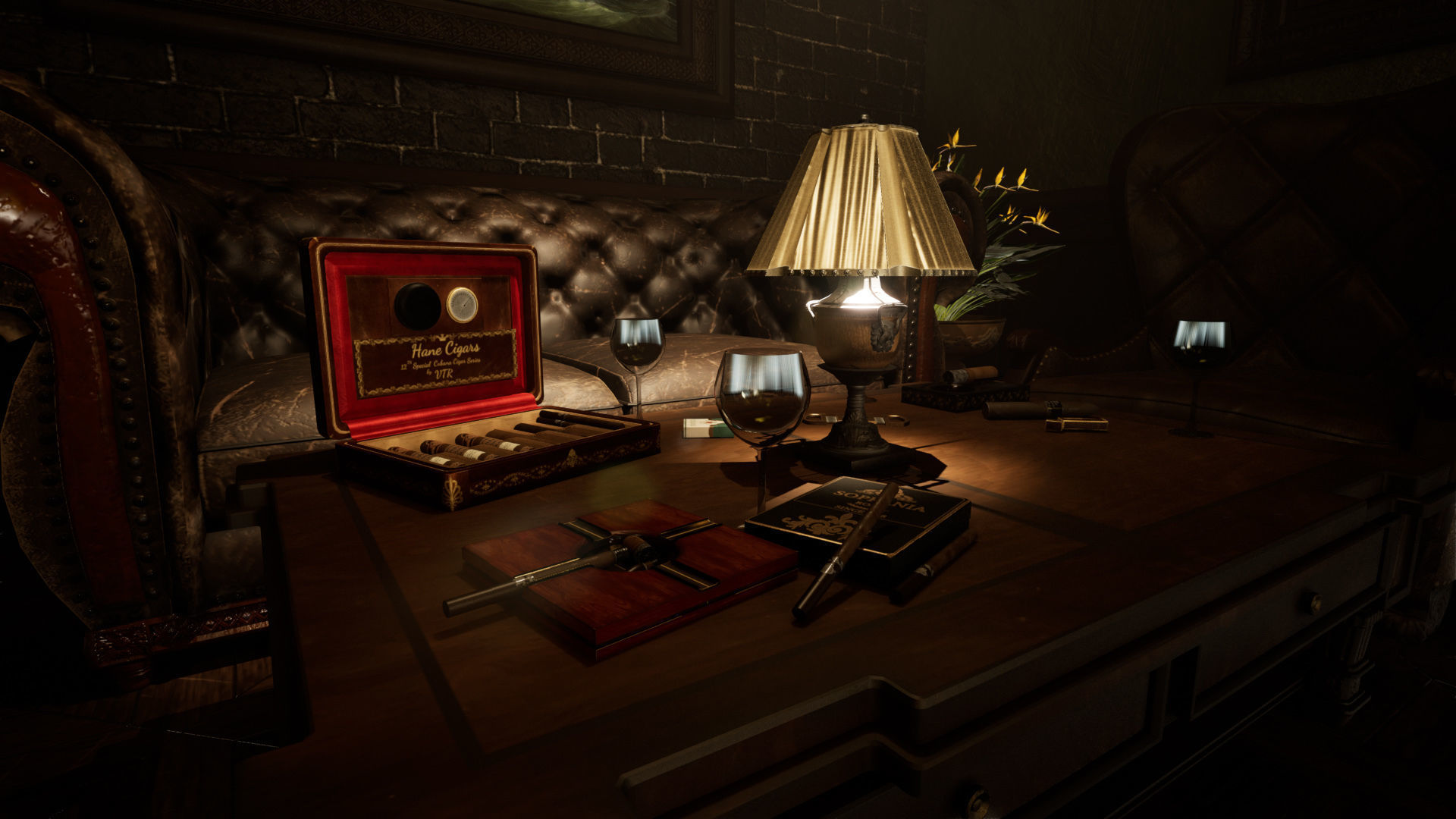 Cigar Store Pub Environment - Asset Pack 3D Model Collection_23