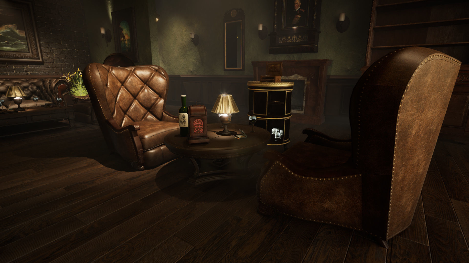 Cigar Store Pub Environment - Asset Pack 3D Model Collection_35