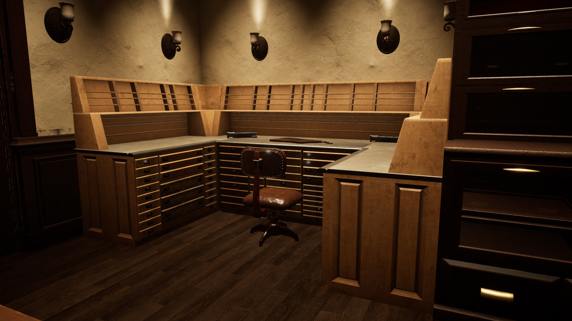 Cigar Store Pub Environment - Asset Pack 3D Model Collection_36