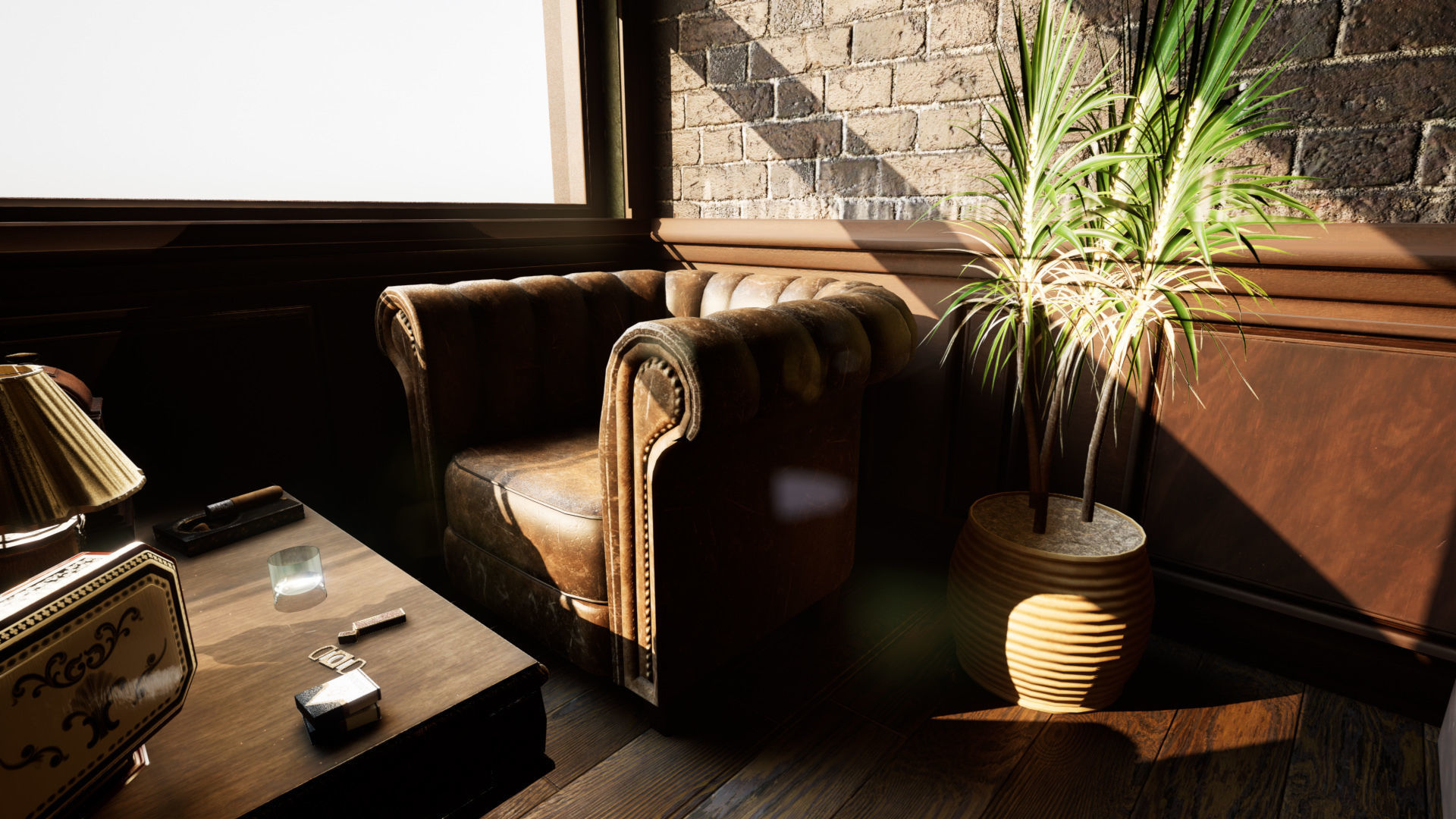 Cigar Store Pub Environment - Asset Pack 3D Model Collection_21