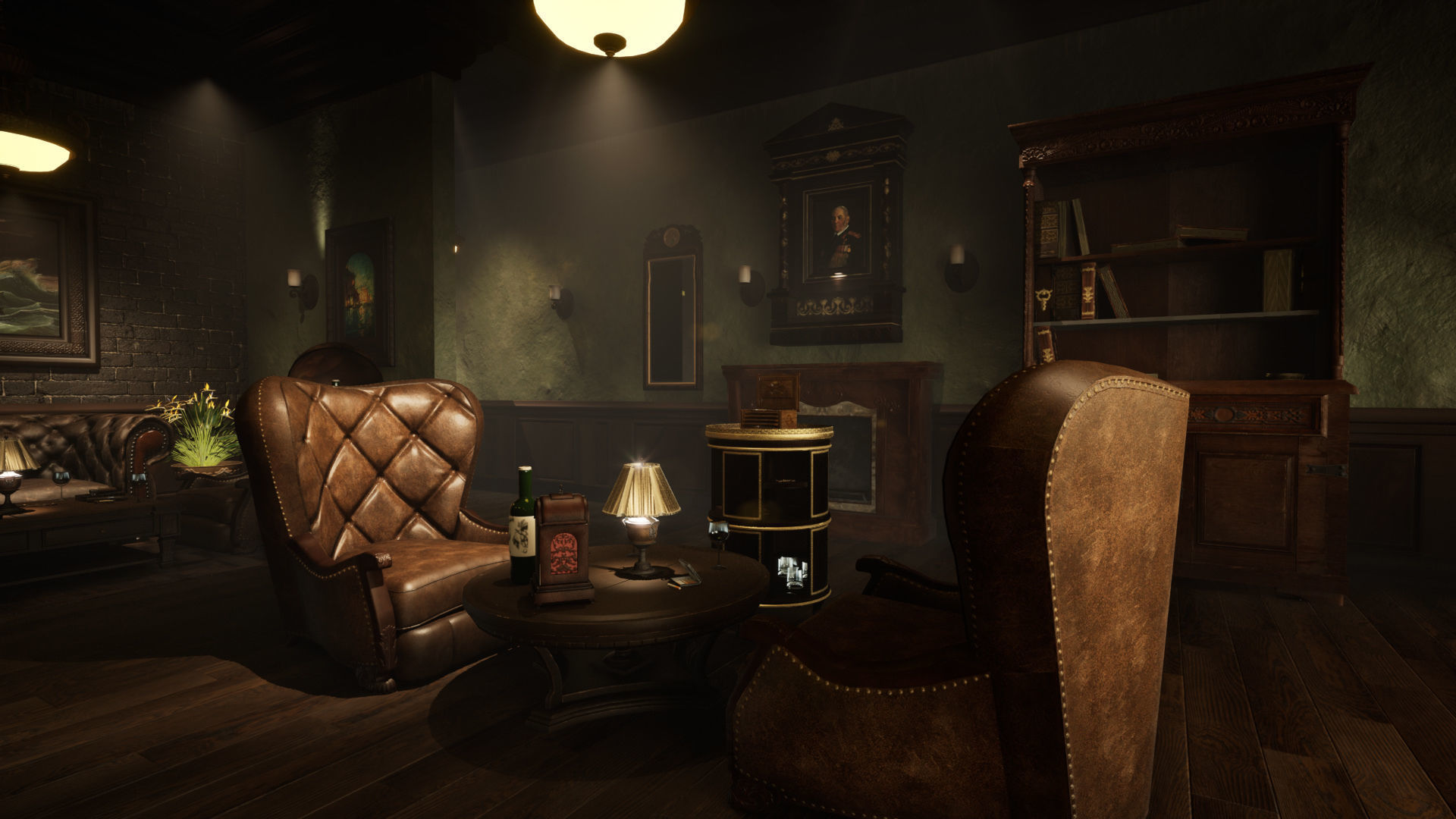 Cigar Store Pub Environment - Asset Pack 3D Model Collection_26