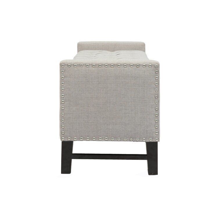 Auberge Upholstered Storage Bench 3D model_4