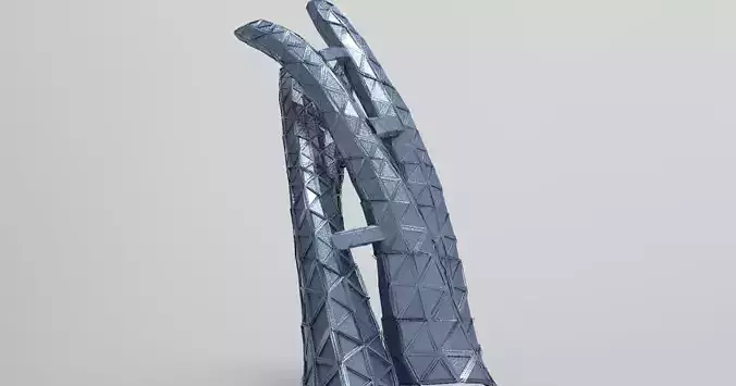 Glass pyramid Modern tower Hub city 1