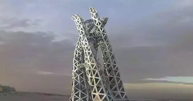 Glass pyramid Elite Tower 3