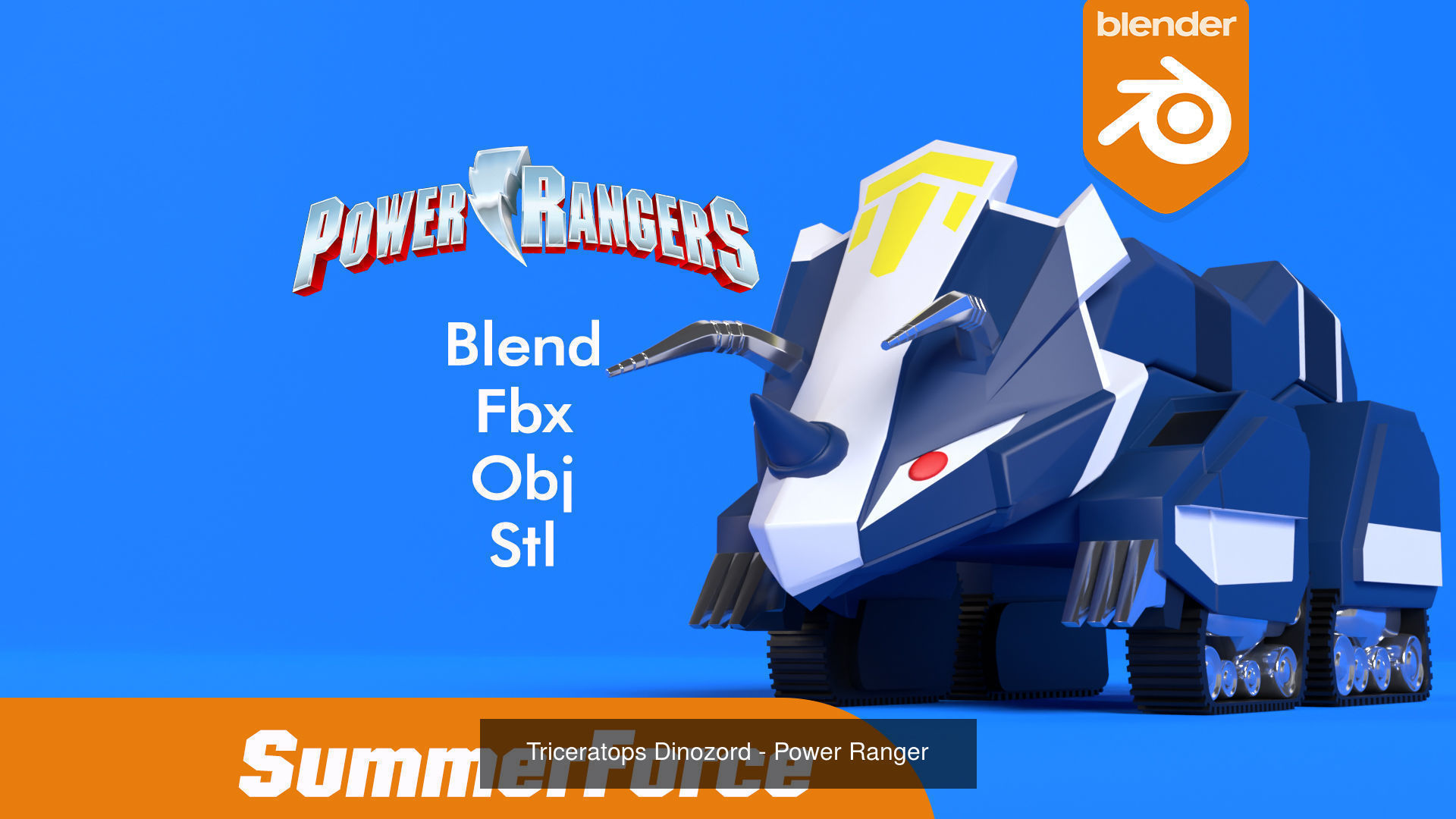 Dinozord - Power Ranger 3D Model Collection_3