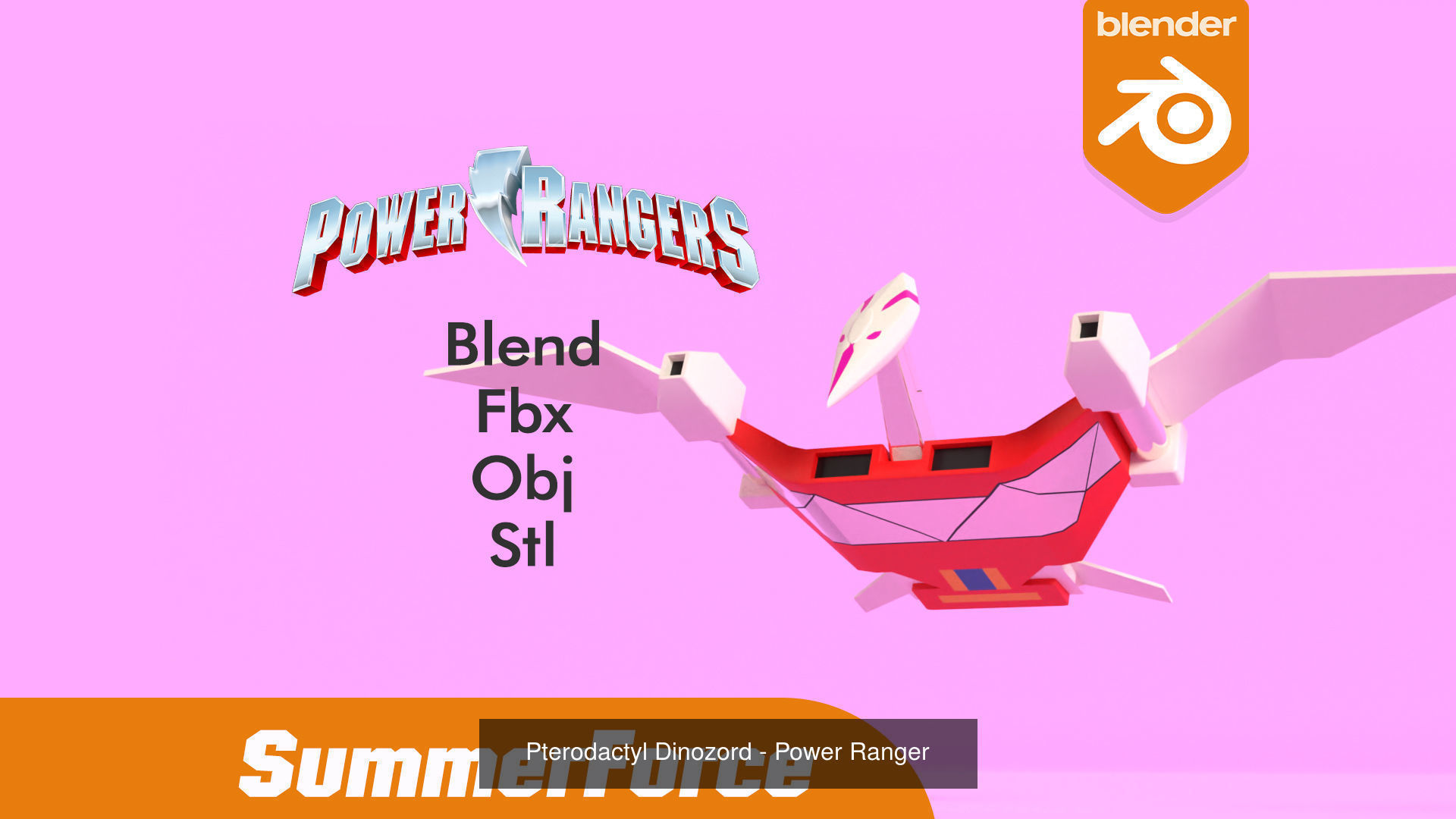 Dinozord - Power Ranger 3D Model Collection_5