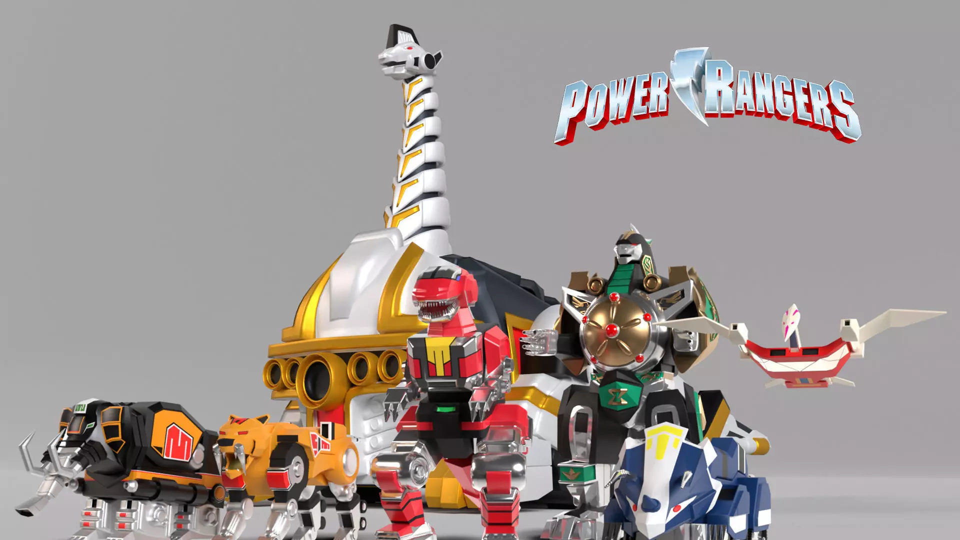 Dinozord - Power Ranger 3D Model Collection_0