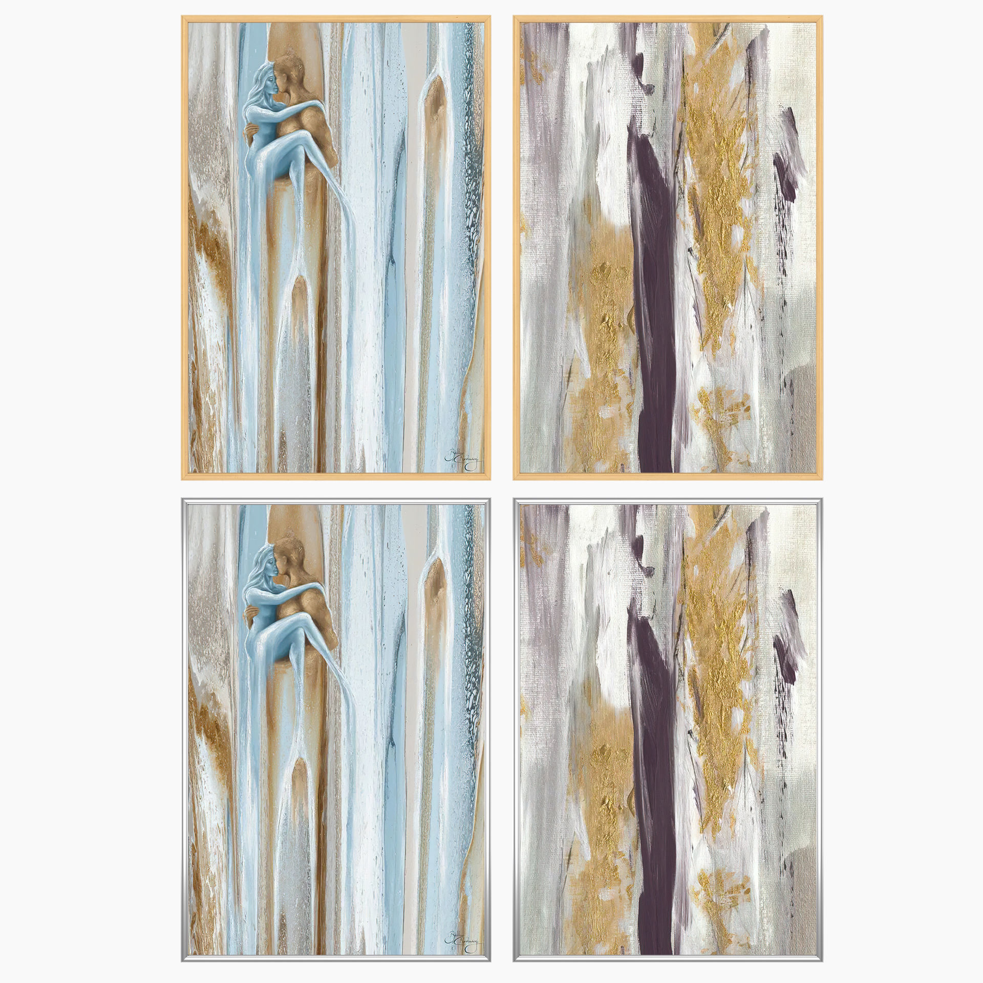 Wall Art Set 4156 3D model_2