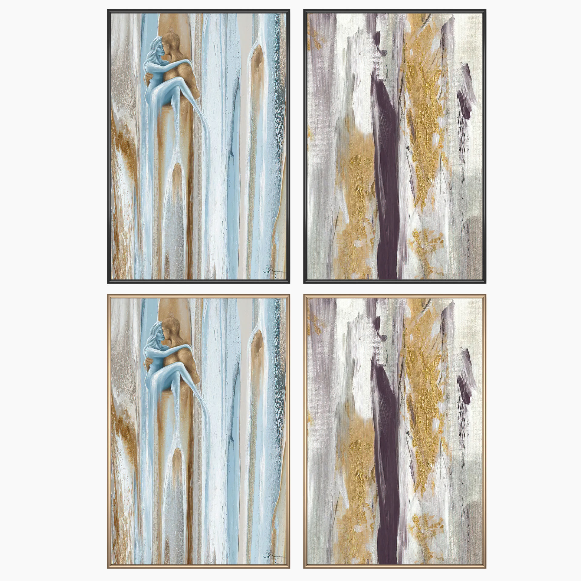 Wall Art Set 4156 3D model_1