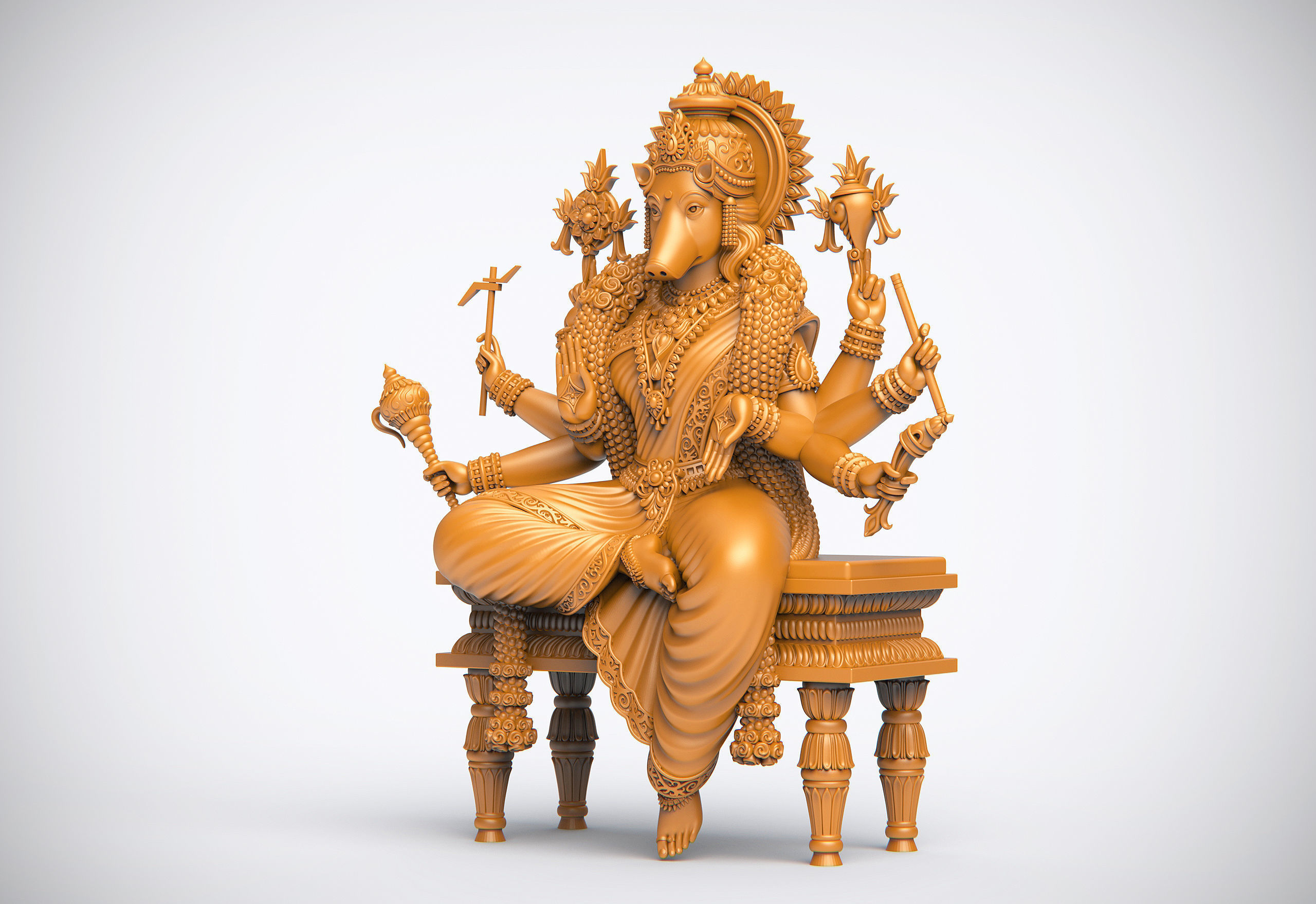 Varaahiamman 3D print model_2