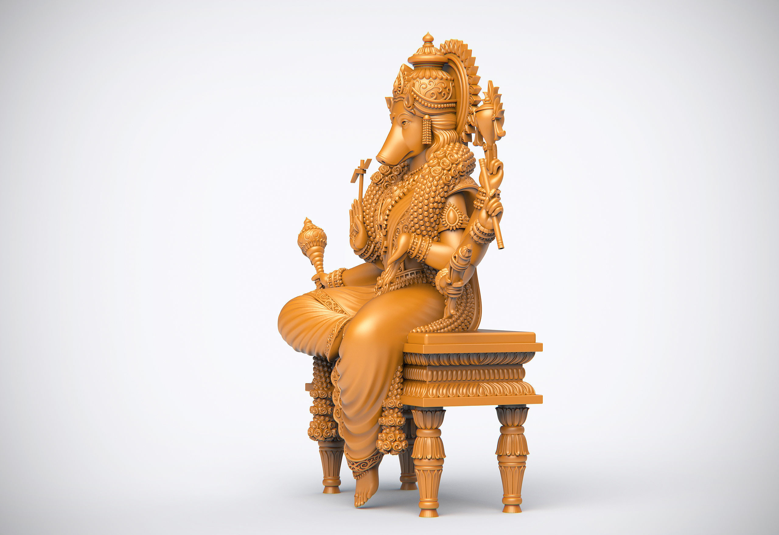 Varaahiamman 3D print model_3