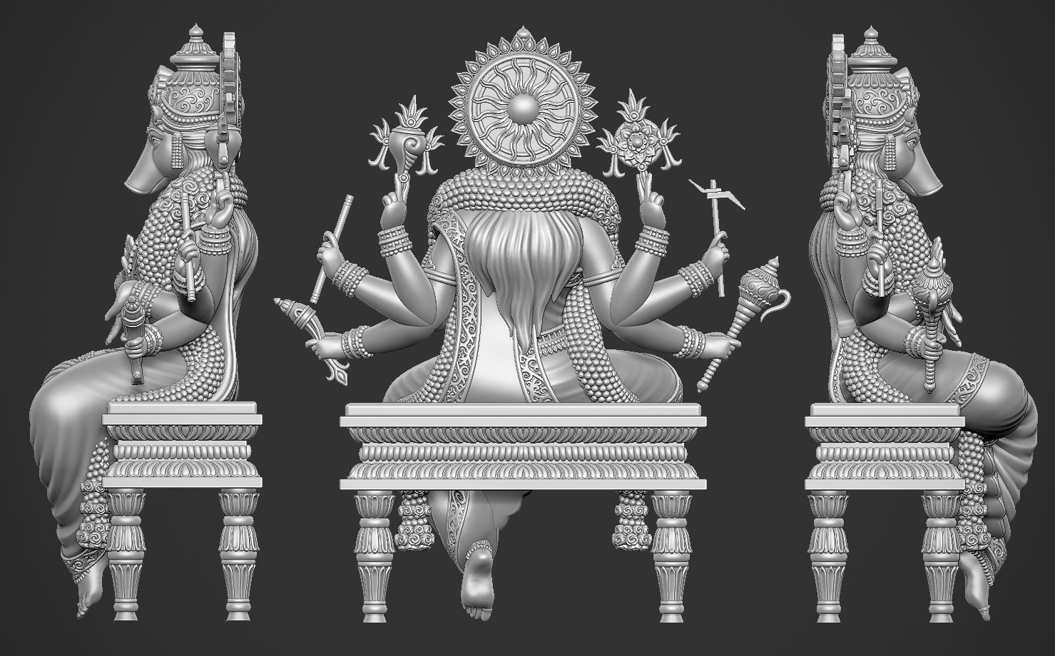 Varaahiamman 3D print model_13