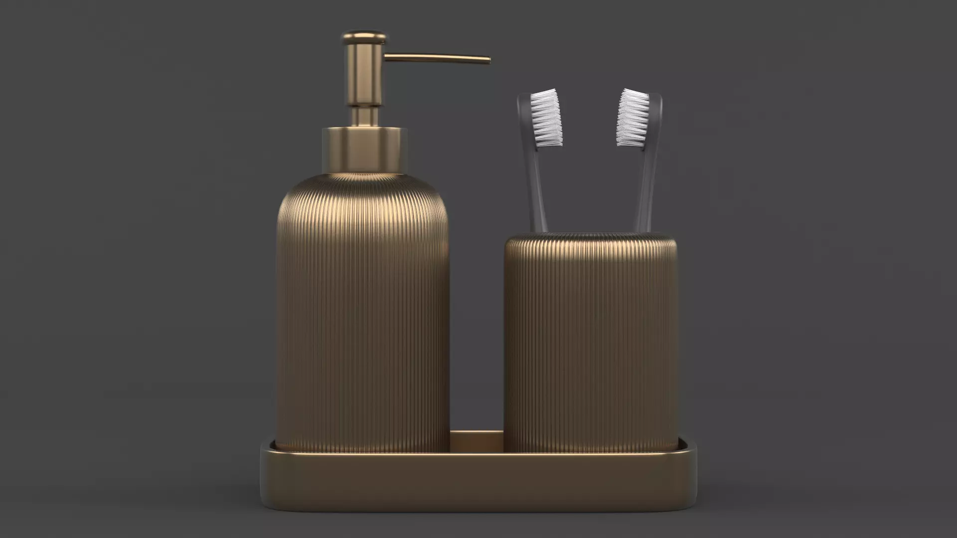 Bathroom Accessories 3D model_0