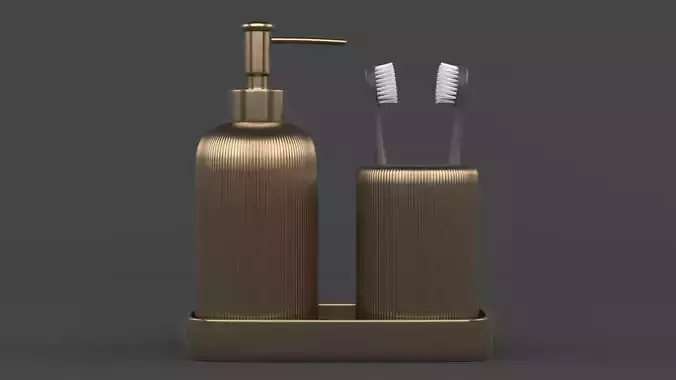 Bathroom Accessories 3D model
