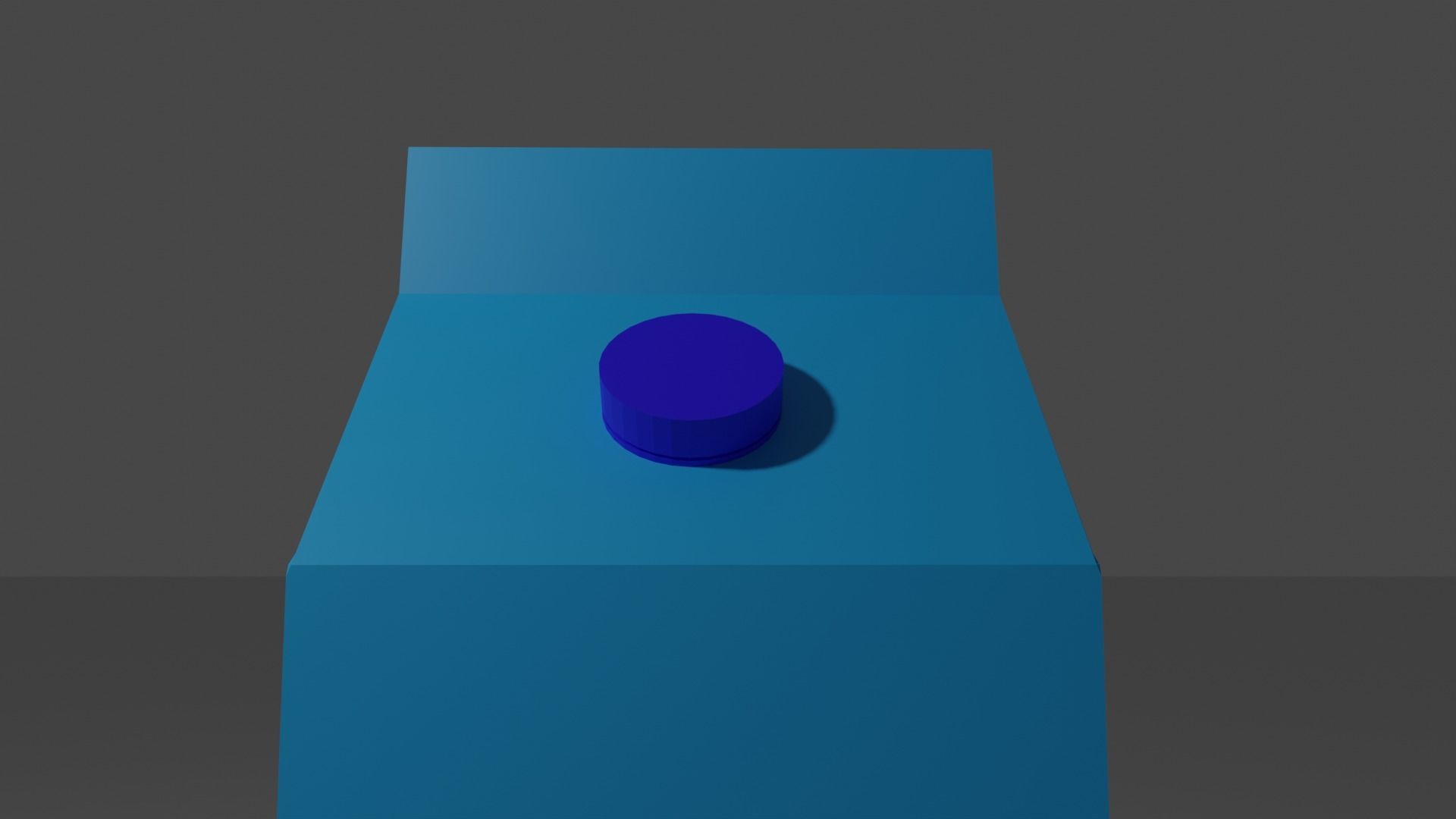 Milk Box Low-poly 3D model_4