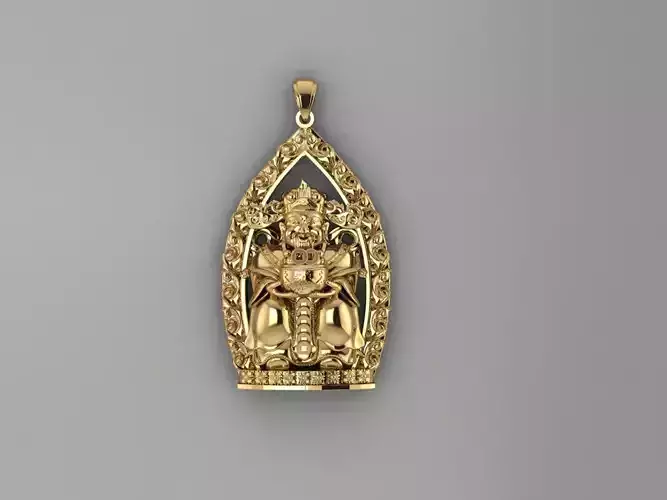 God of Money Chinses Pendant