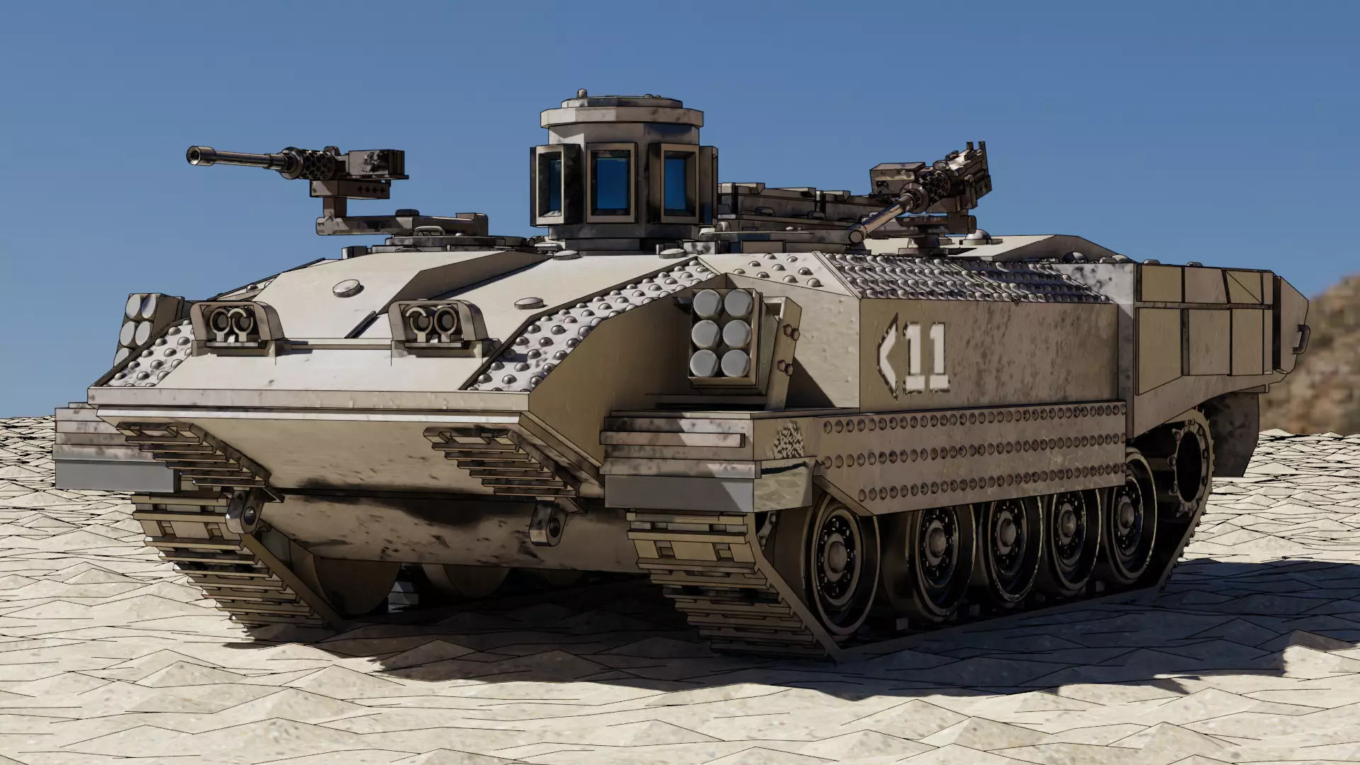 IDF Achzarit 3D print model_0