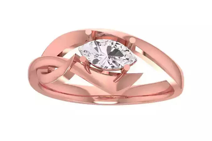 Women Engagement Marquise Stone Solitaire Rings