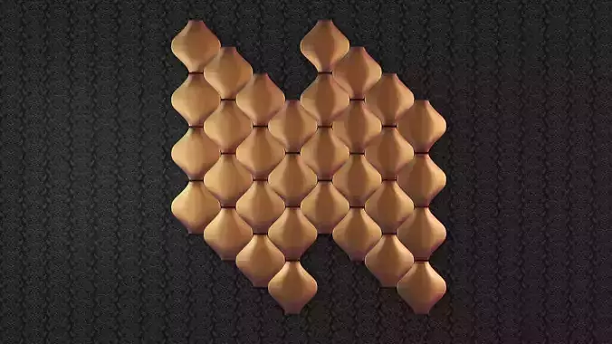 3D WALL PANEL  collection 12 of 14 3D print model