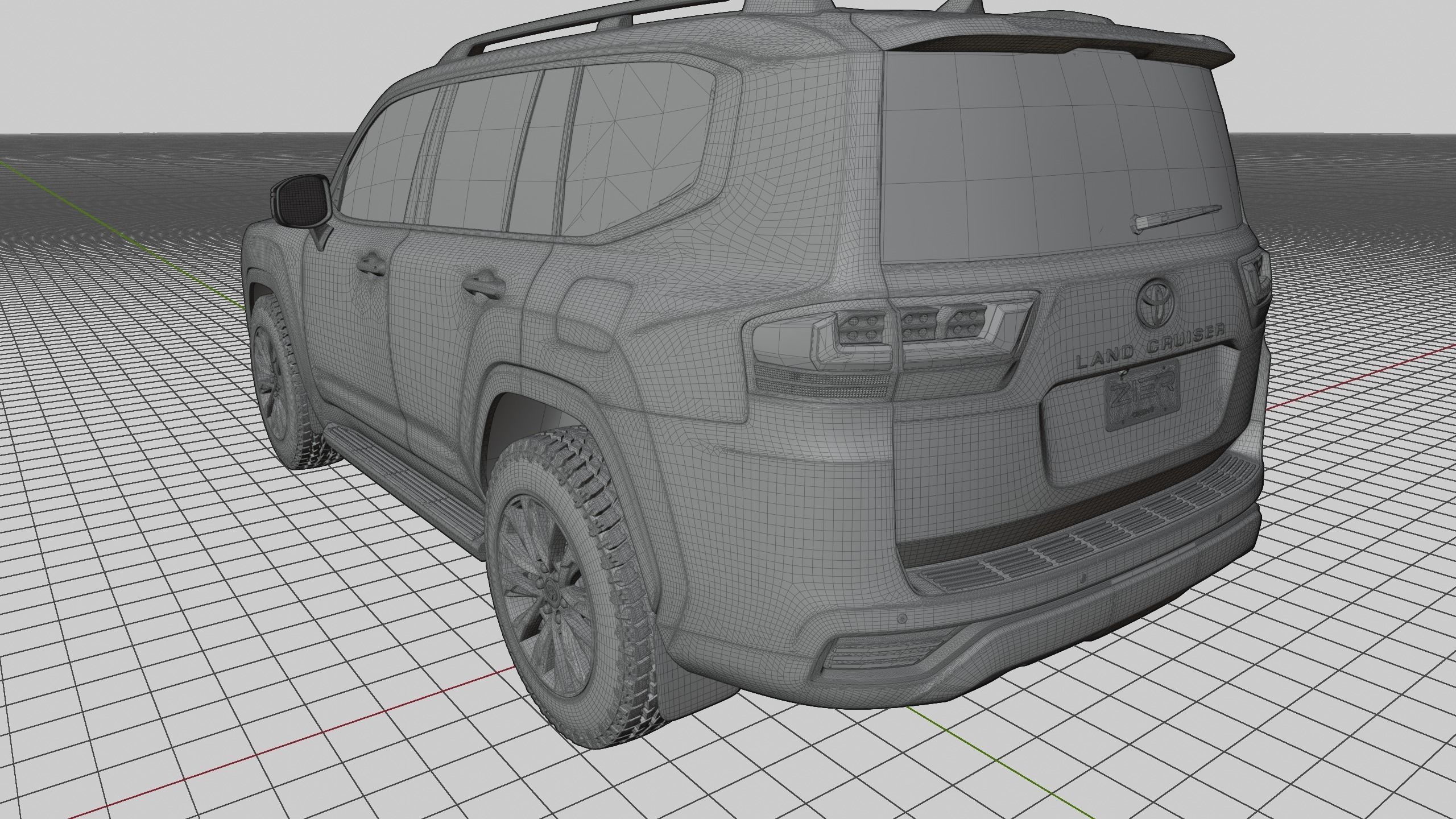 Toyota Land Cruiser 300 2023 3D model_13