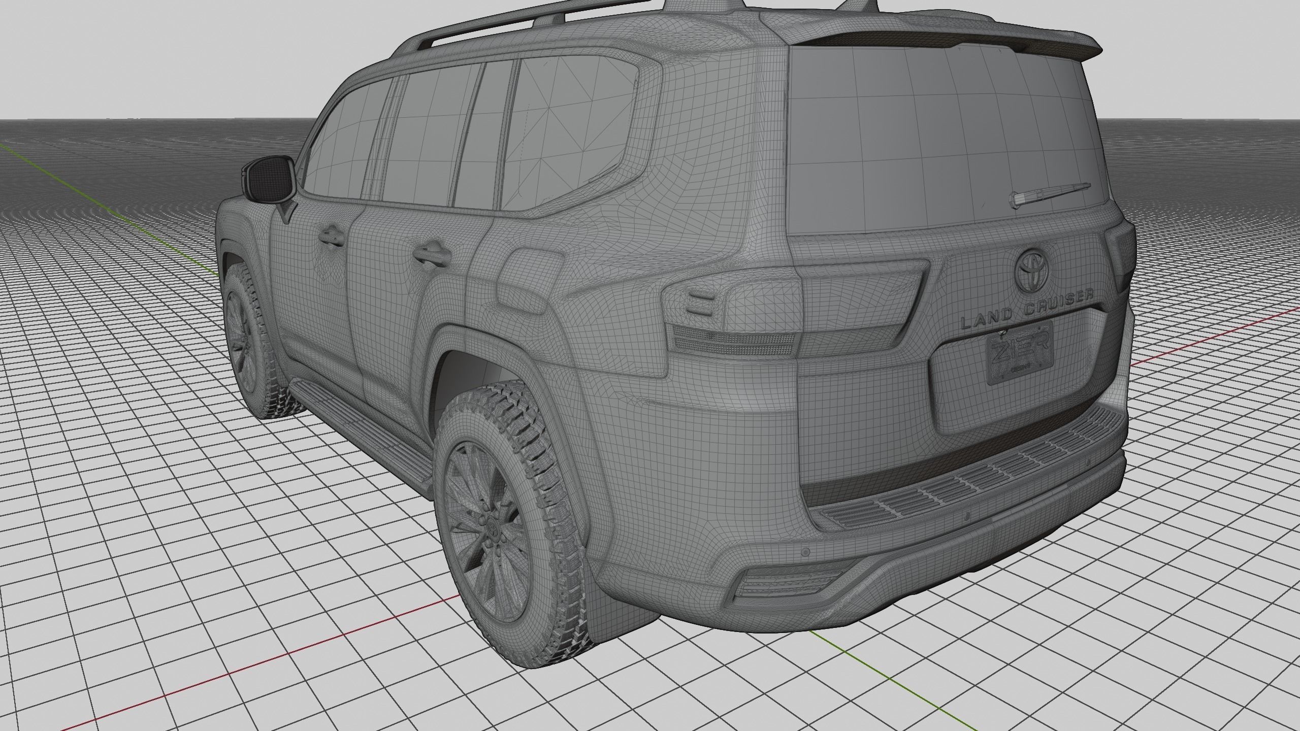 Toyota Land Cruiser 300 2023 3D model_12