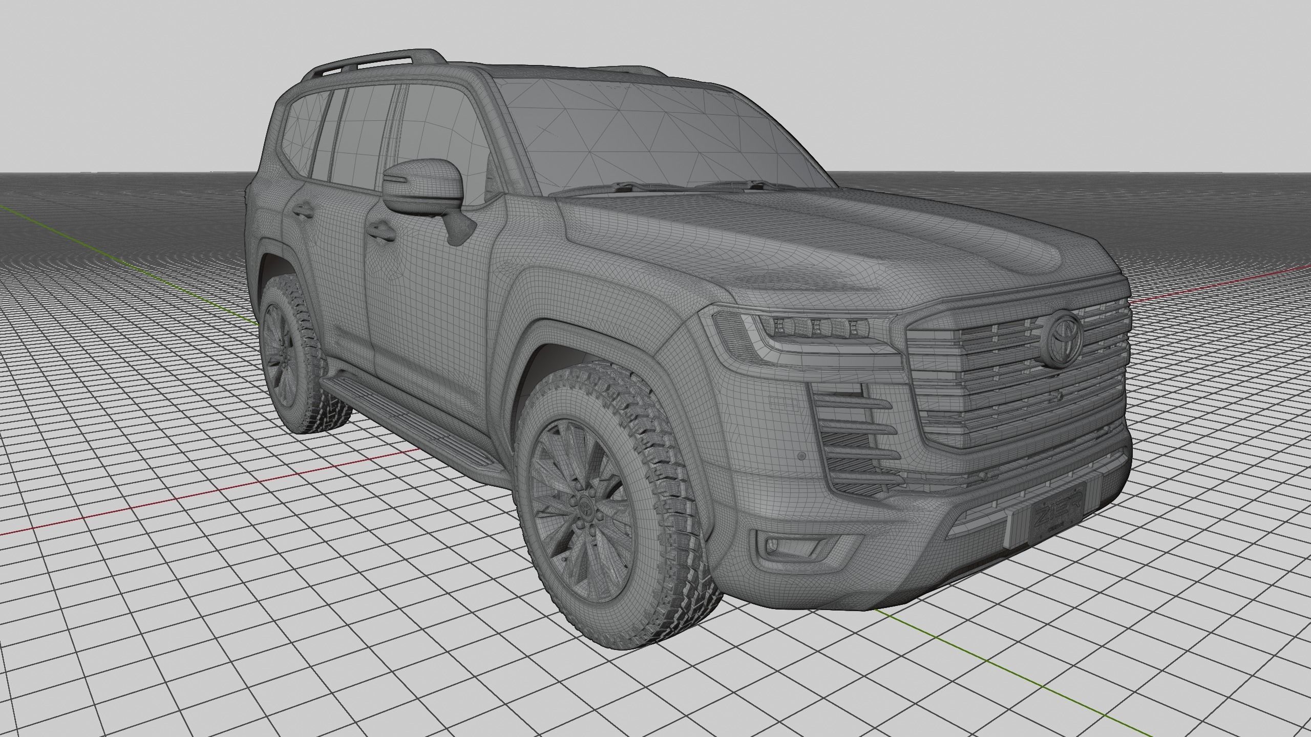 Toyota Land Cruiser 300 2023 3D model_11