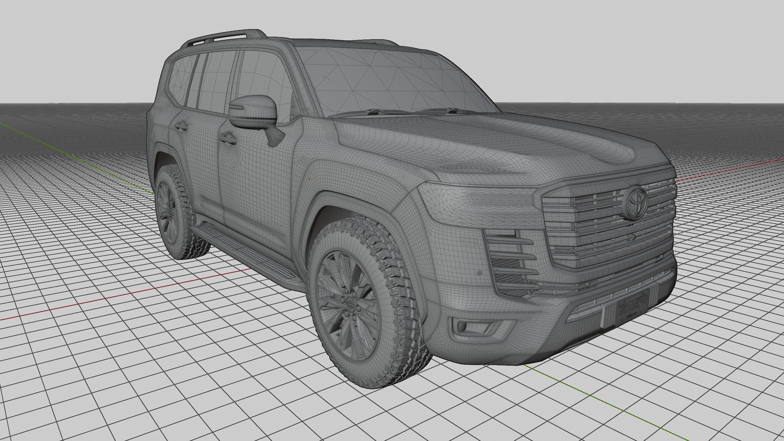 Toyota Land Cruiser 300 2023 3D model_10