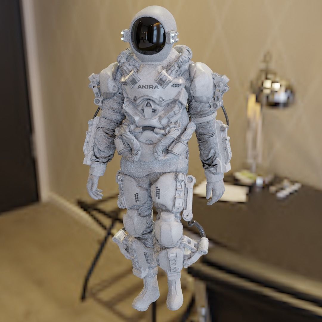Space suit - Astro ranger Low-poly 3D model_25