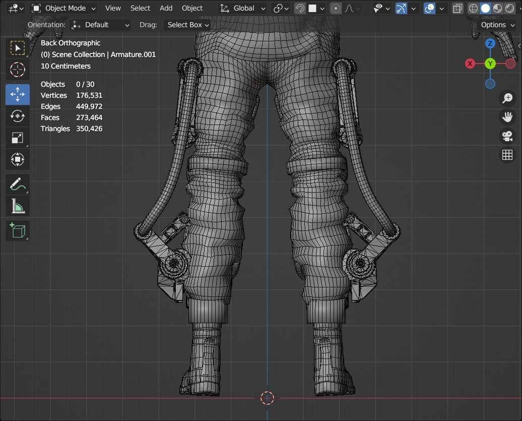 Space suit - Astro ranger Low-poly 3D model_21