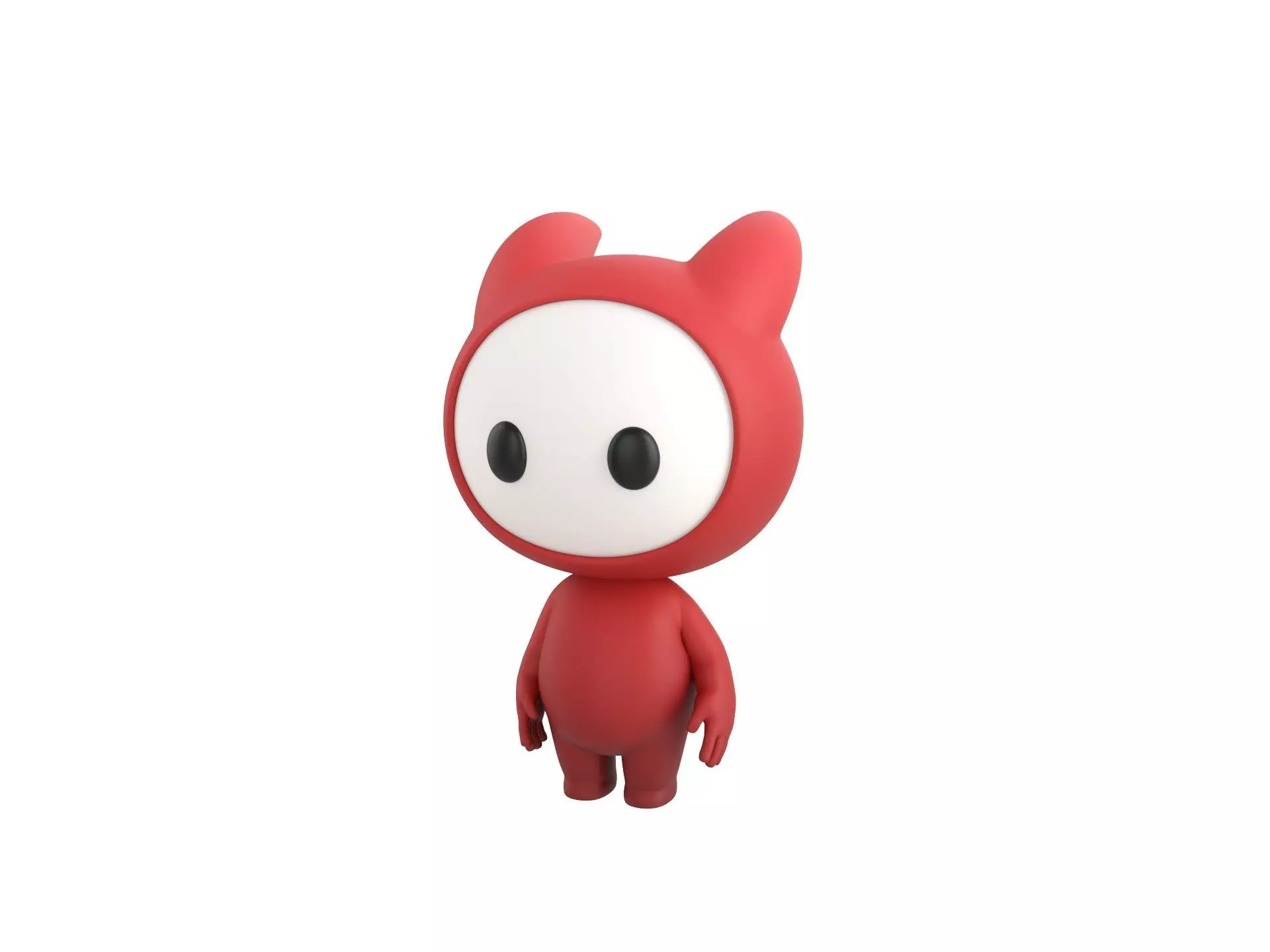 Character259 Rigged Mascot 3D model