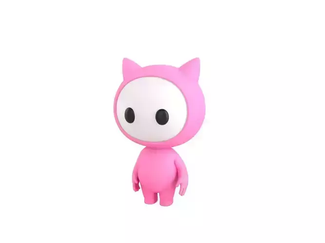 Character260 Rigged Mascot 3D model