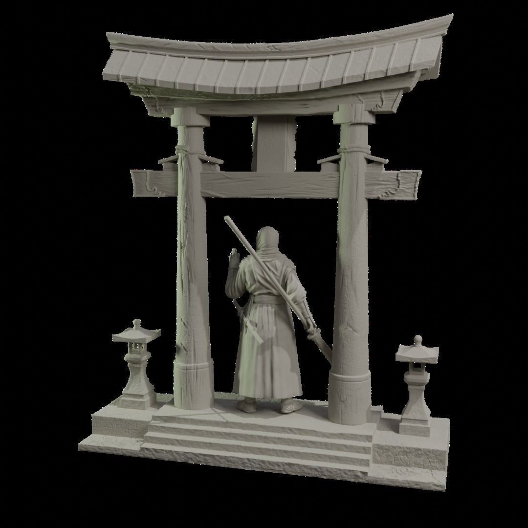 SOHEI MONK 3D print model_5