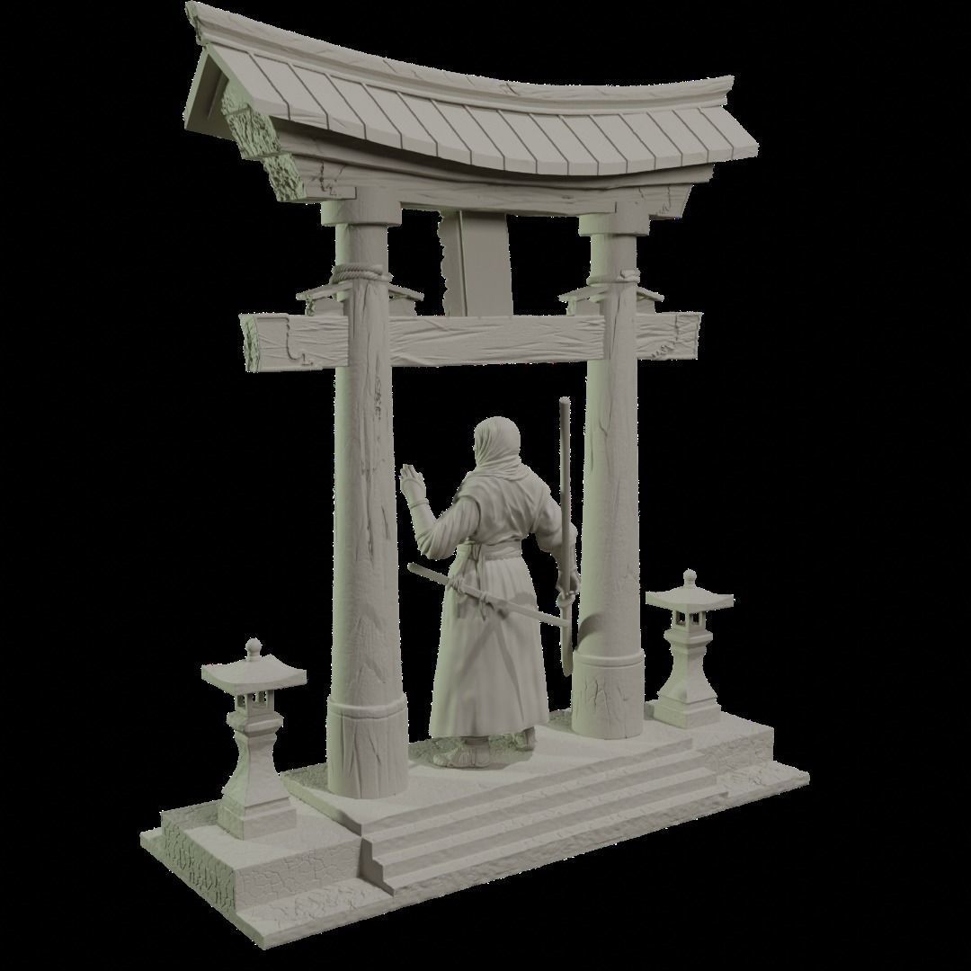 SOHEI MONK 3D print model_4
