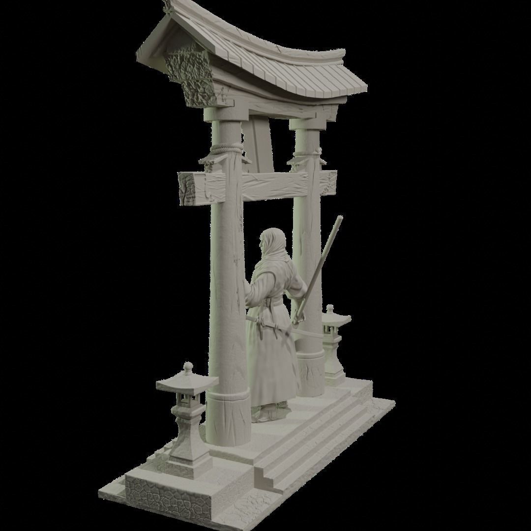 SOHEI MONK 3D print model_3