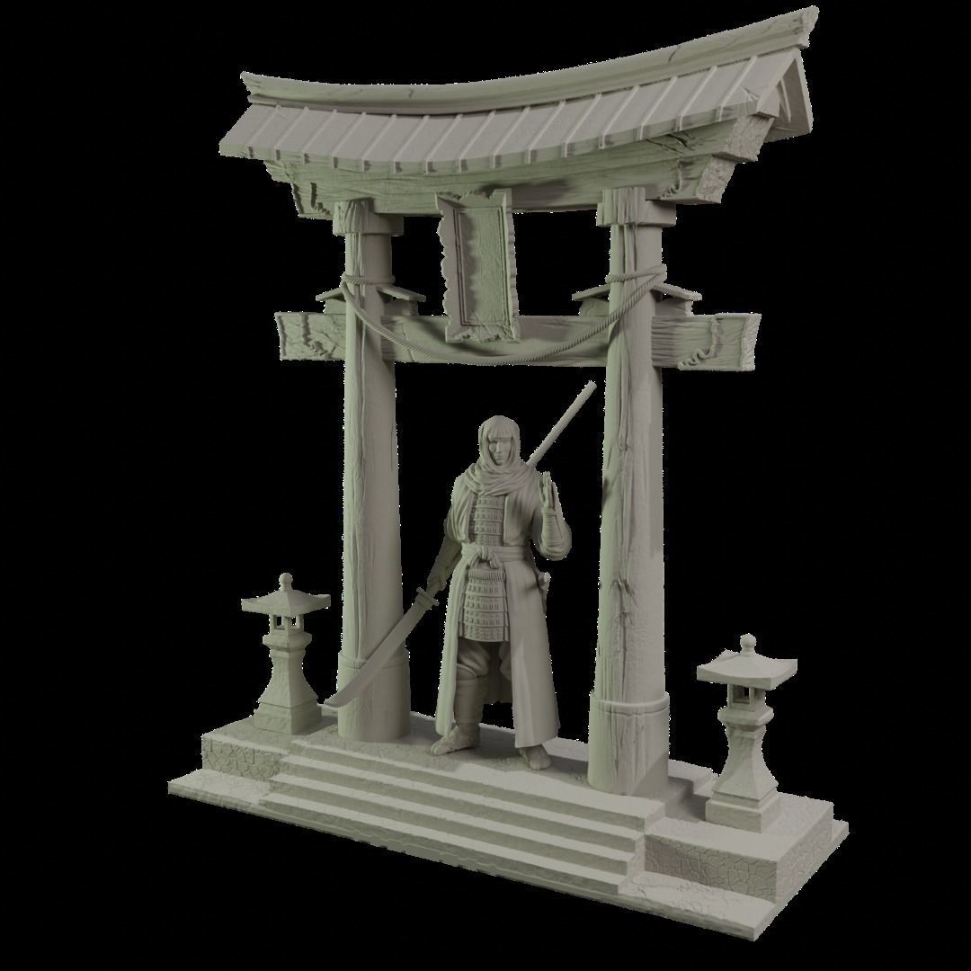 SOHEI MONK 3D print model_1