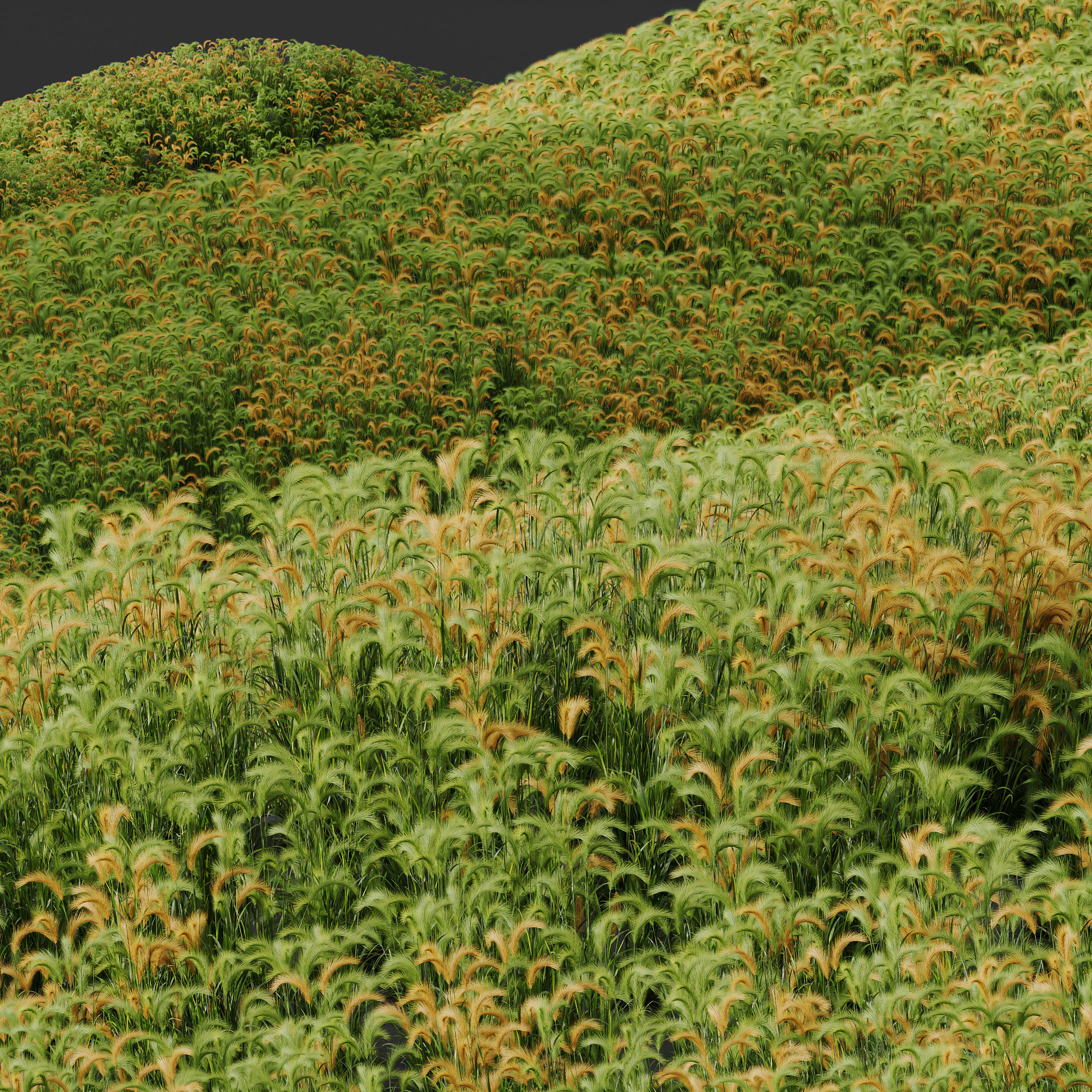  6 Different SETS of Grass Bush SET VOL19 3D Model Collection_16