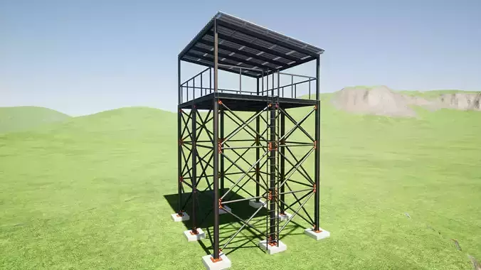 observation tower steel building