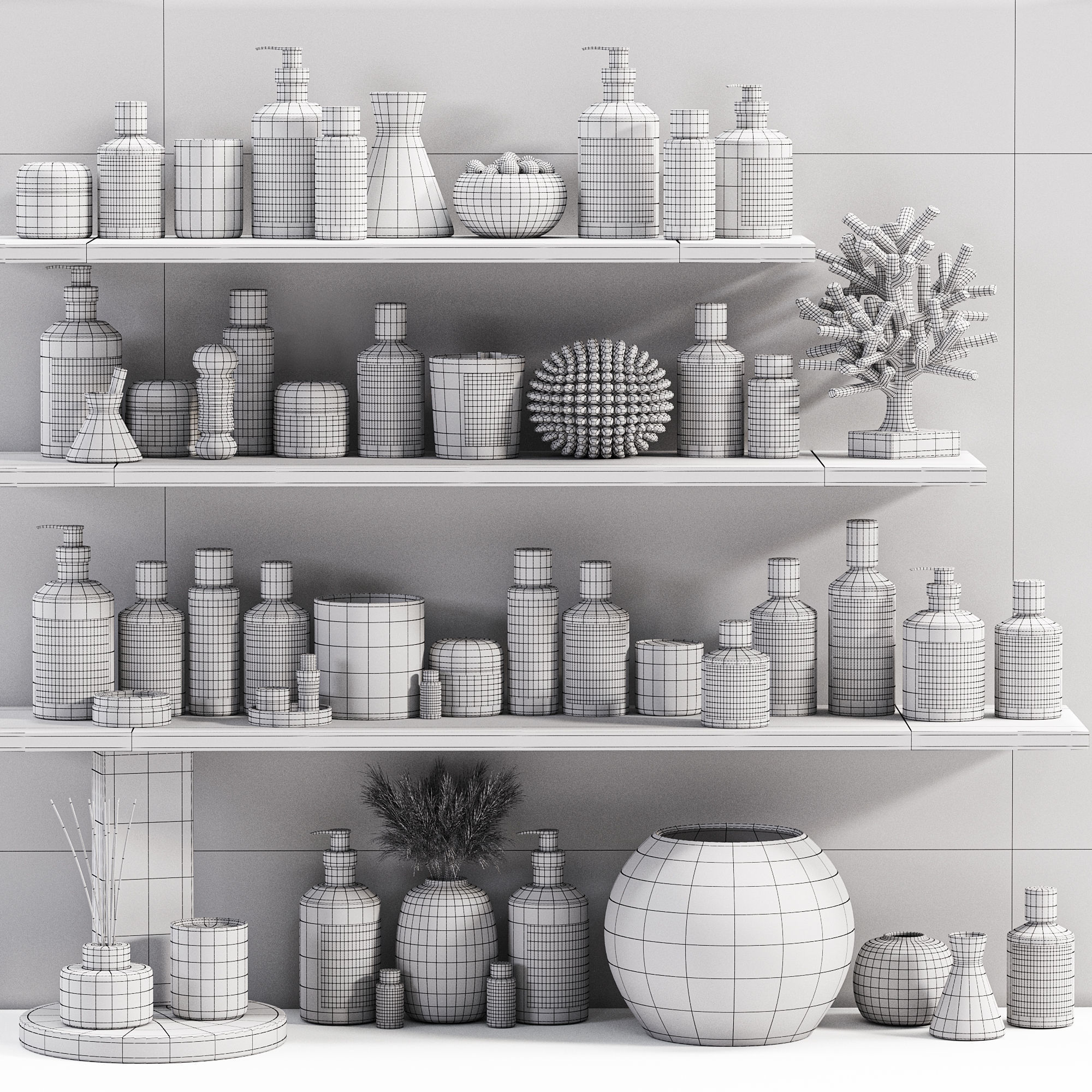  Bathroom Accessories 3D model_2