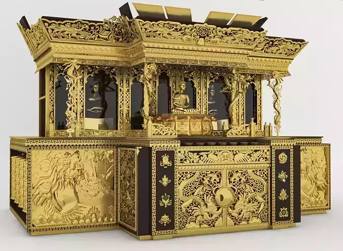 Tibetan alter-Chesum