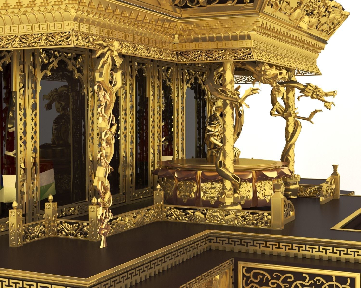 Tibetan alter-Chesum 3D model_4