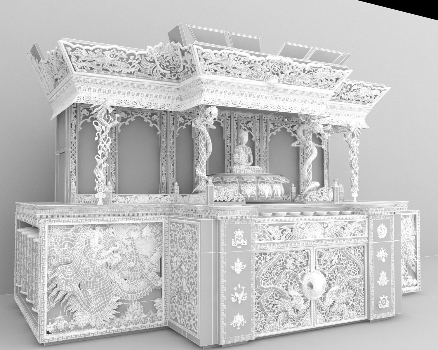 Tibetan alter-Chesum 3D model_6