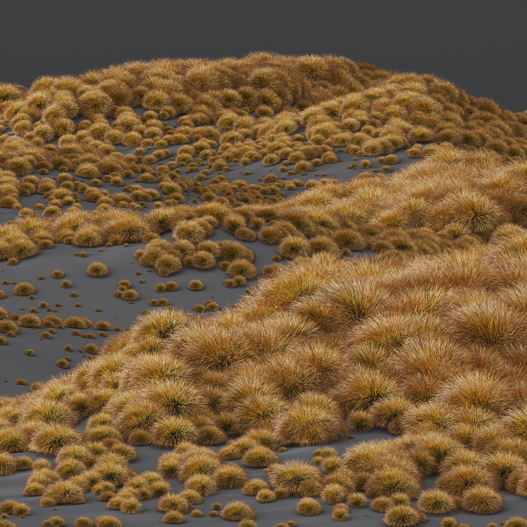  6 Different SETS of Grass Bush SET VOL20 3D Model Collection_15