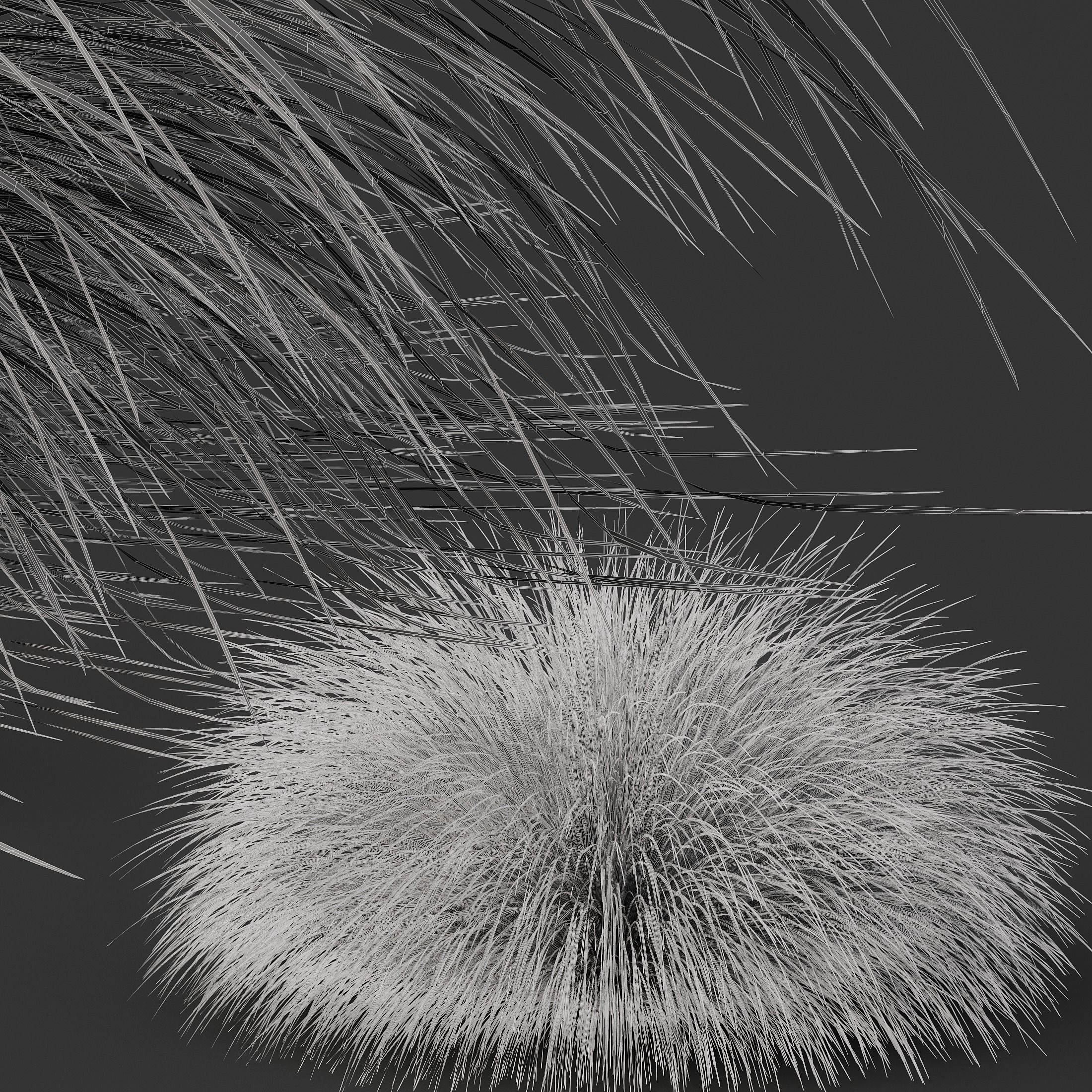  6 Different SETS of Grass Bush SET VOL20 3D Model Collection_18