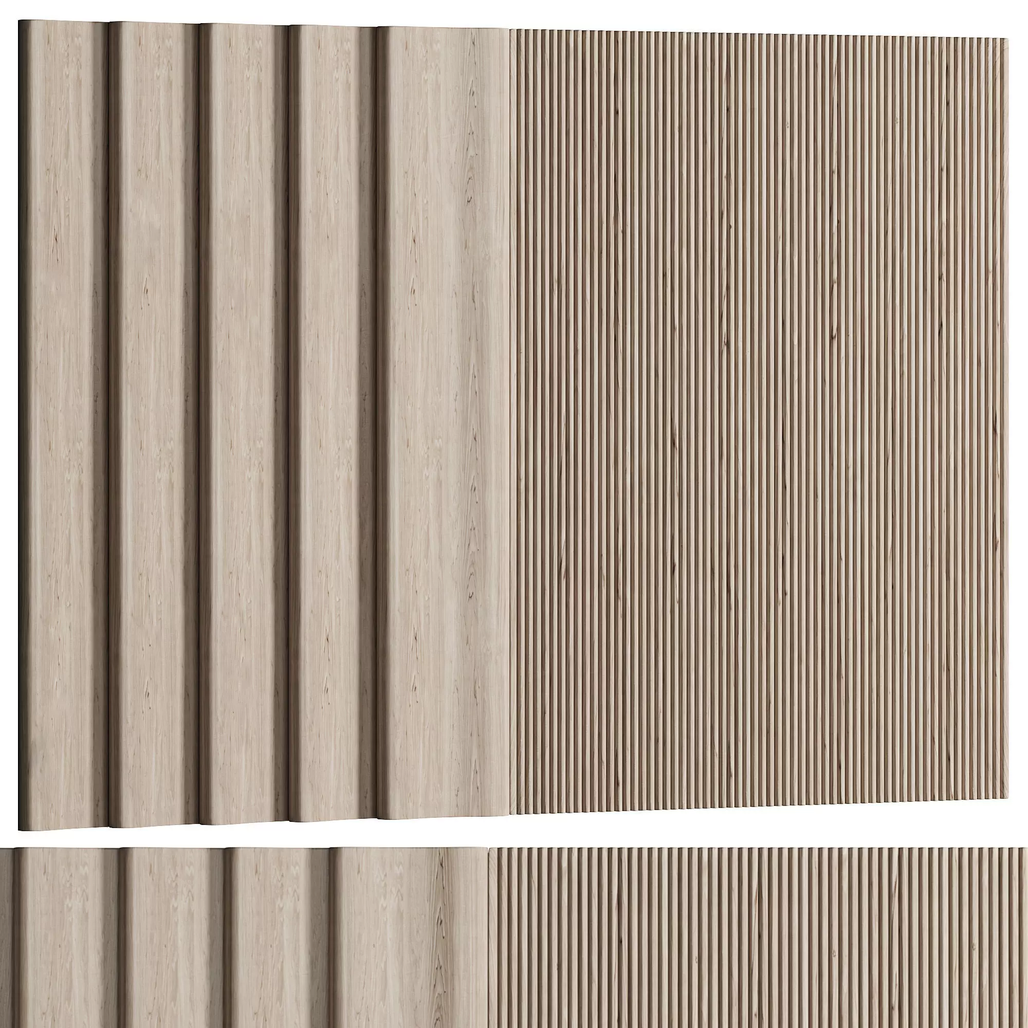 Wall panel 3D model
