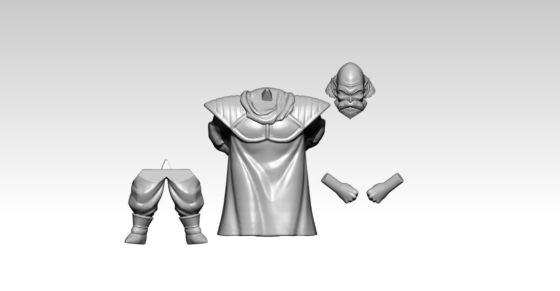 PLANTHORR - DRAGONBALL- 3D PRINT - SPLIT PART 3D print model_1