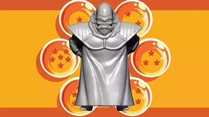 PLANTHORR - DRAGONBALL- 3D PRINT - SPLIT PART 3D print model