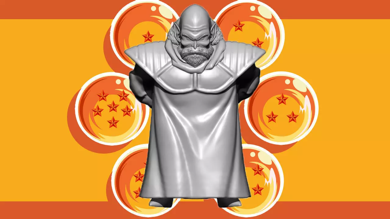 PLANTHORR - DRAGONBALL- 3D PRINT - SPLIT PART 3D print model_0