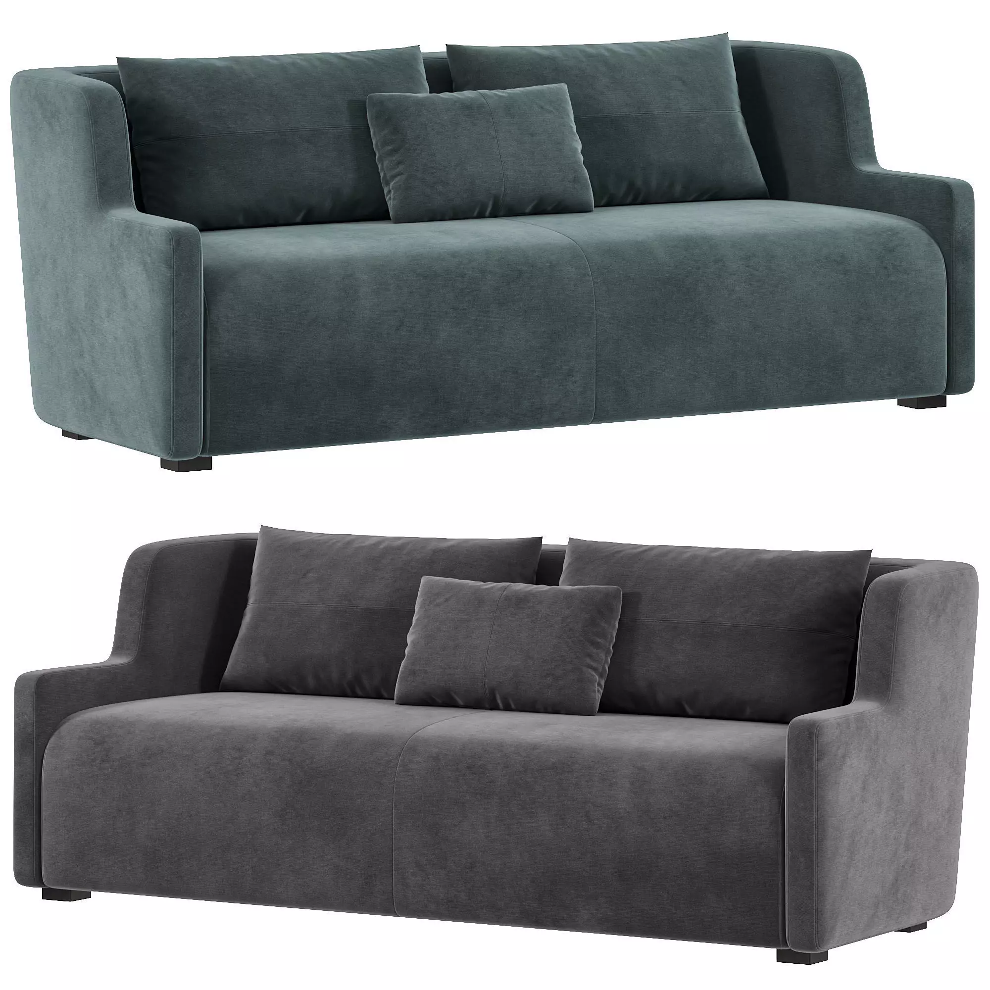 FIRST SOFA BY HUNDRED MILE COLLECTION 3D model_0